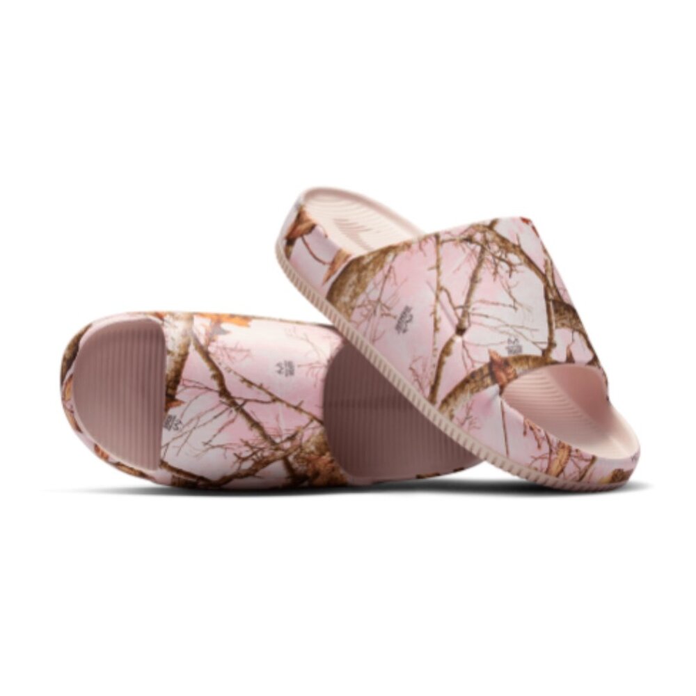 (WMNS) Nike Calm Real Tree Slides 'Silt Red'  "FAST SHIPPING"